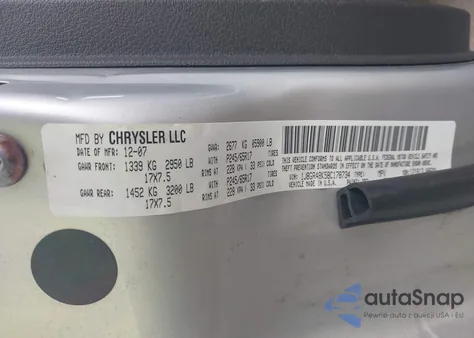 2008 Jeep Grand Cherokee Laredo from USA, damaged, VIN 1J8GR48K58C178734